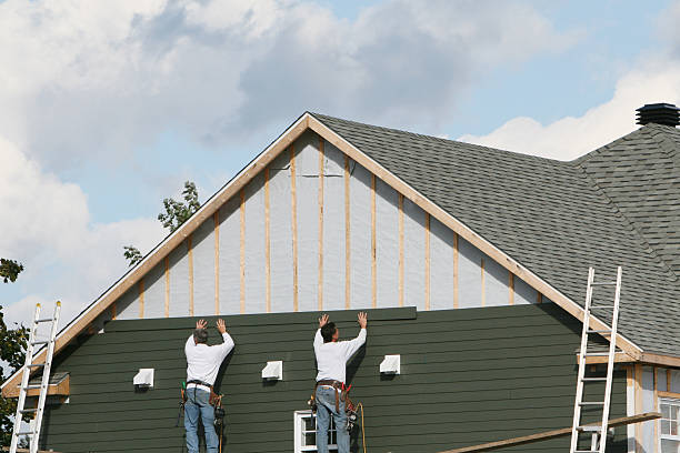 Professional Emergency Siding Repair technician working in Pleasant Garden, NC